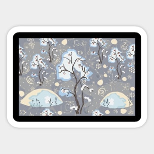 Winter Pattern Sticker